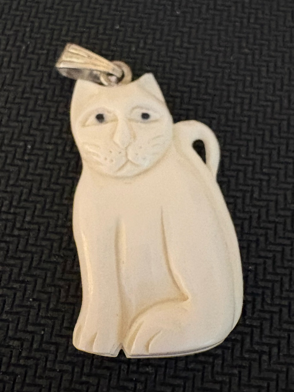 White Cat Pendant Necklace Charm